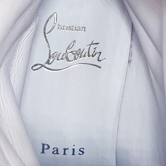 Christian Louboutin Red Patent Leather Condorocombo 55 Knee High Boot EU 37.5 - Picture 14 of 16